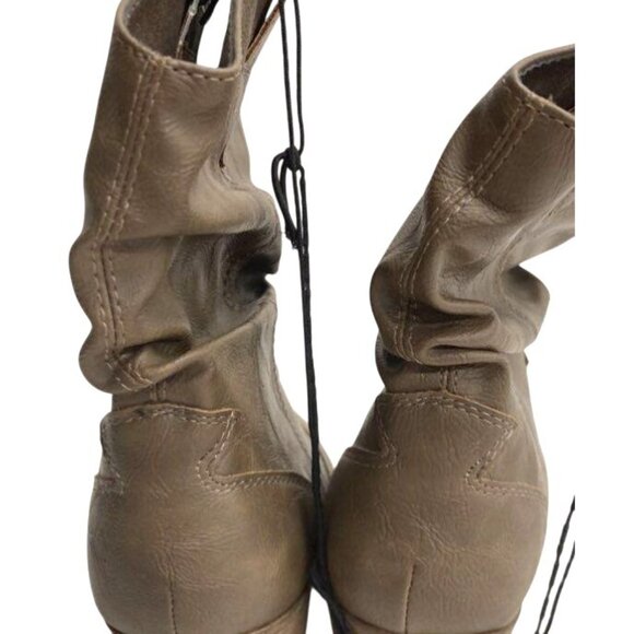 Women's Sz 8 Charles Albert Western Style Brown Ankle Boots NWT - Picture 6 of 7